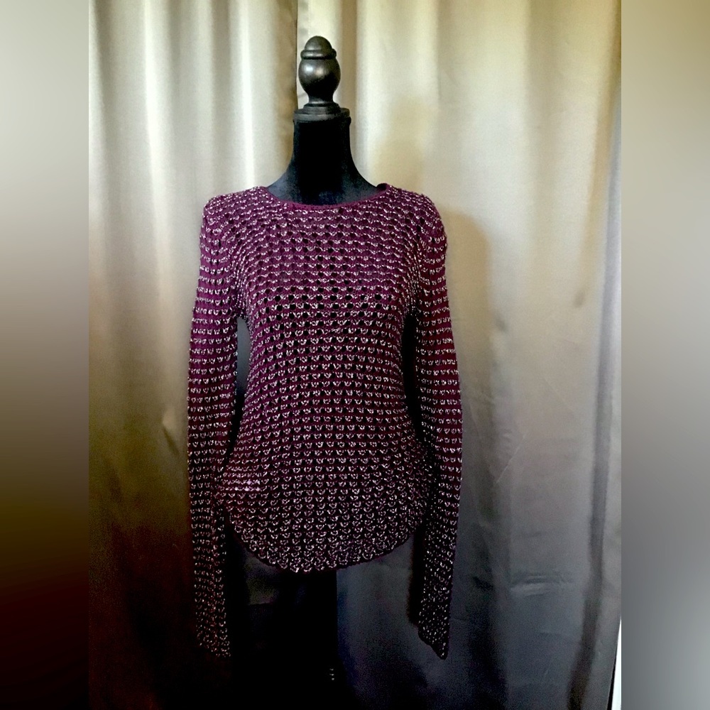 NWT Tommy Bahama women’s long sleeve mesh top